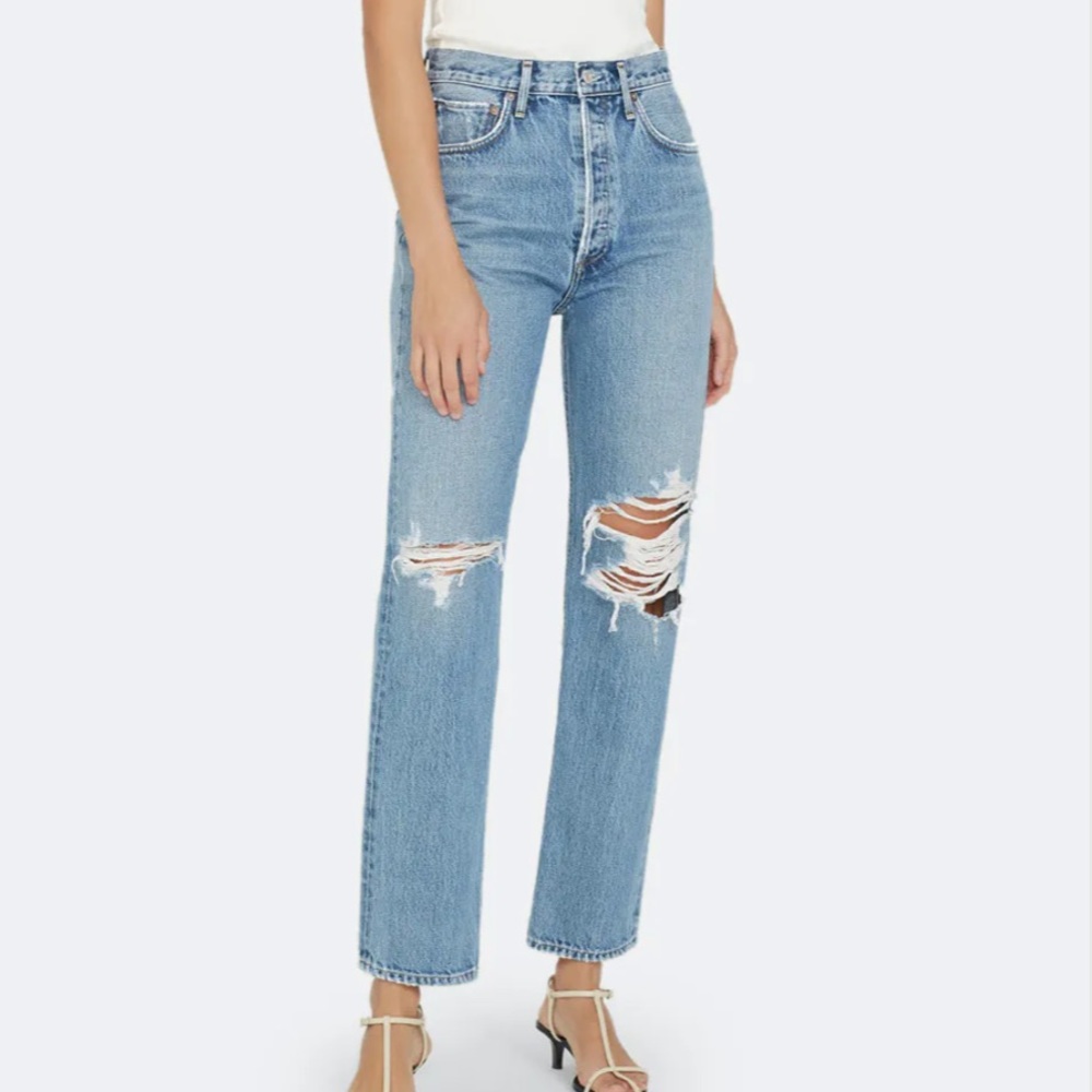 AGOLDE 90's Pinch Waist High Rise Straight Fit Jeans size 29 NWT
